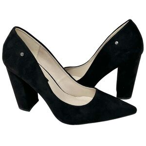 NEW French Connection Women's Kelsey Black Block Heel Pumps 8
